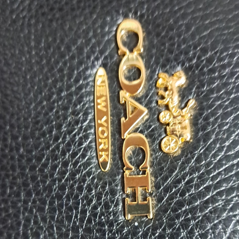 Coach Signature Black and Brown Tote - Picture 7 of 7